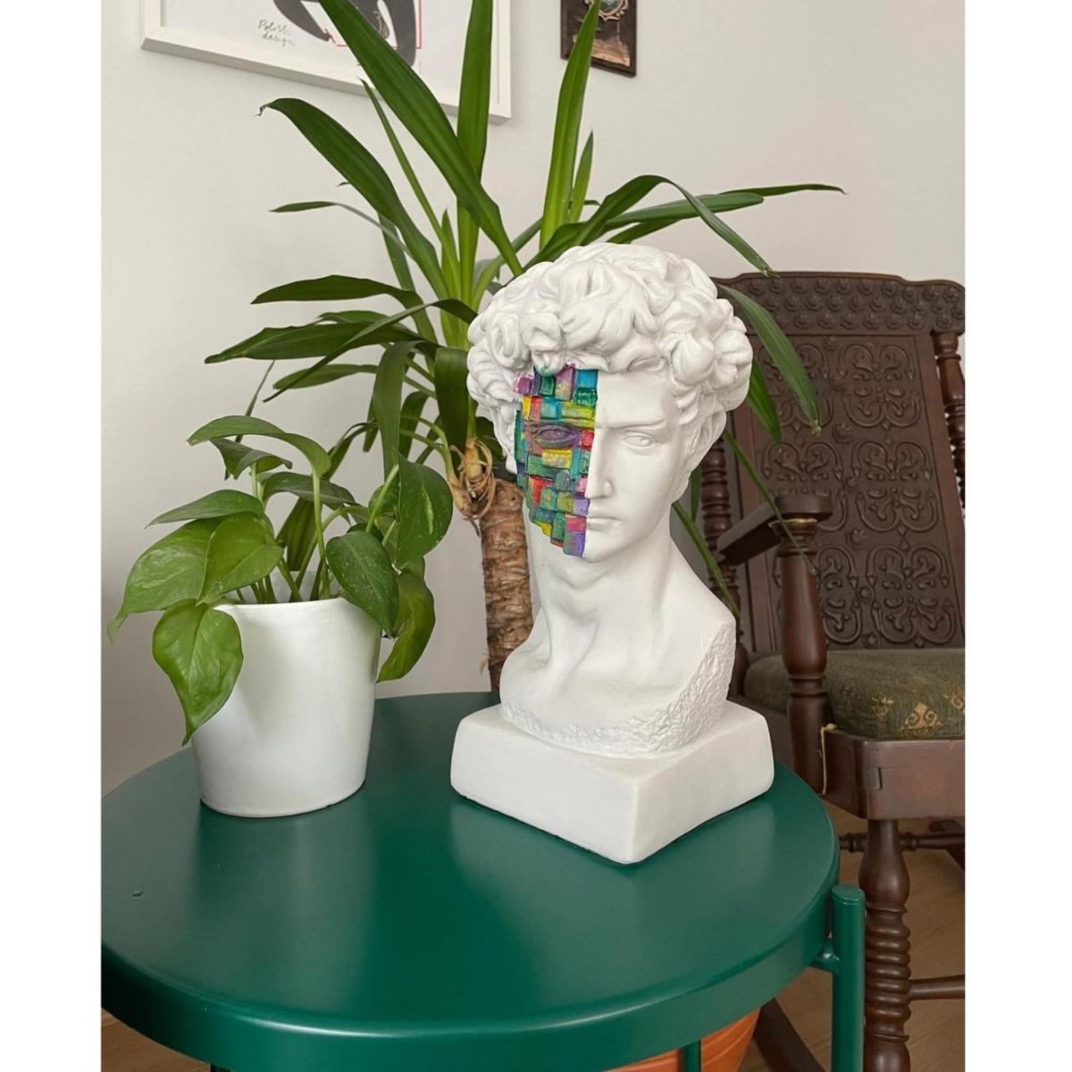 Fragmented David Version Two Sculpture -Multicolour | Artchi – image 4
