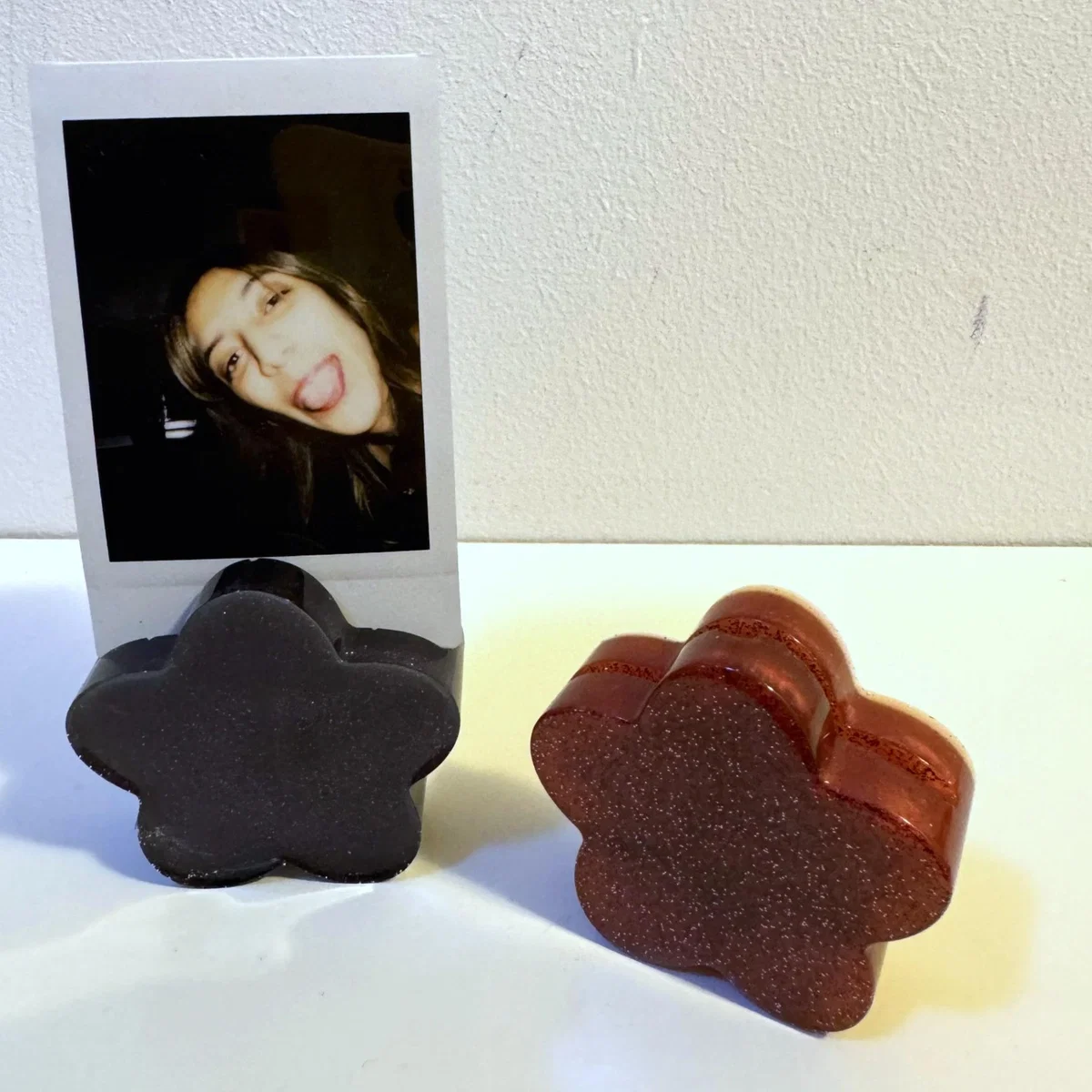 Red Sparkly Polaroid Holder - Maroon | By Shax – image 2