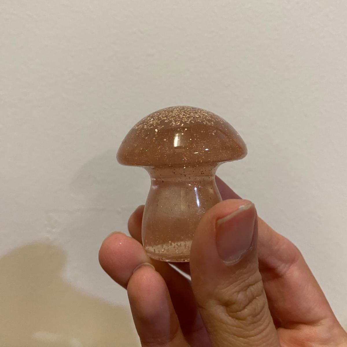 Gold Mini Sparkly Mushroom By Shax – image 3