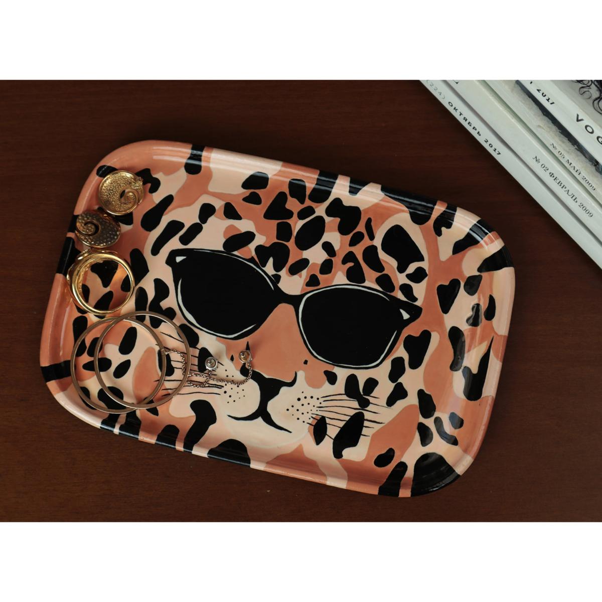 Brown Animal Modelling Clay Jewelry And Sunglasses Tray - Mocha Mousse | One Size | 2Kstyle – image 3