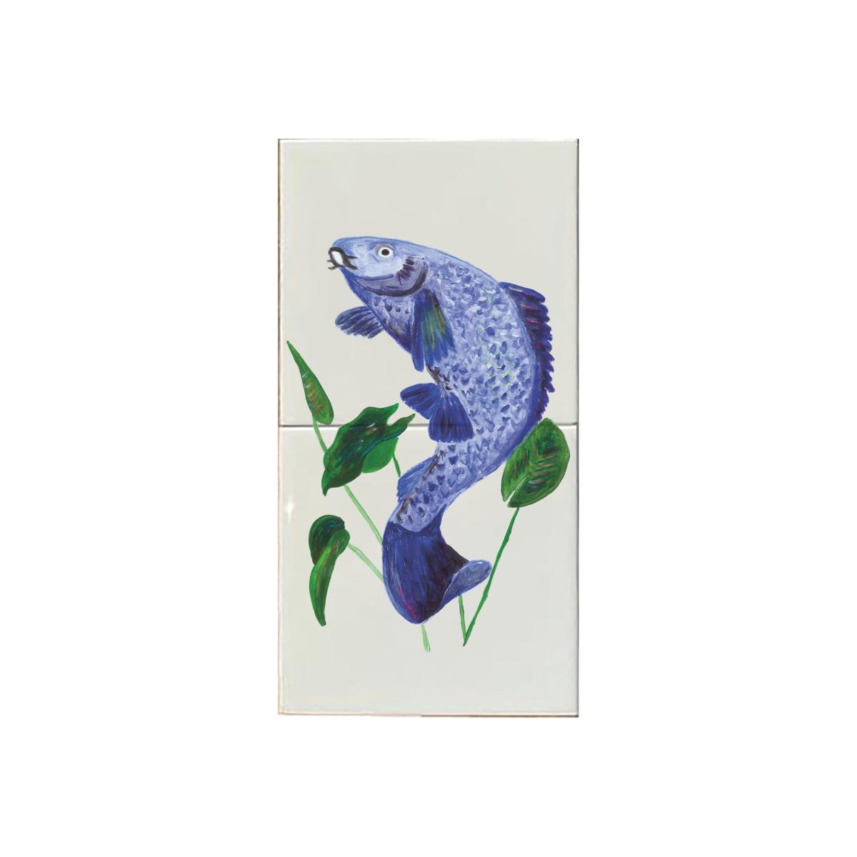 Tile Panel Blue Carp Catchii – image 1