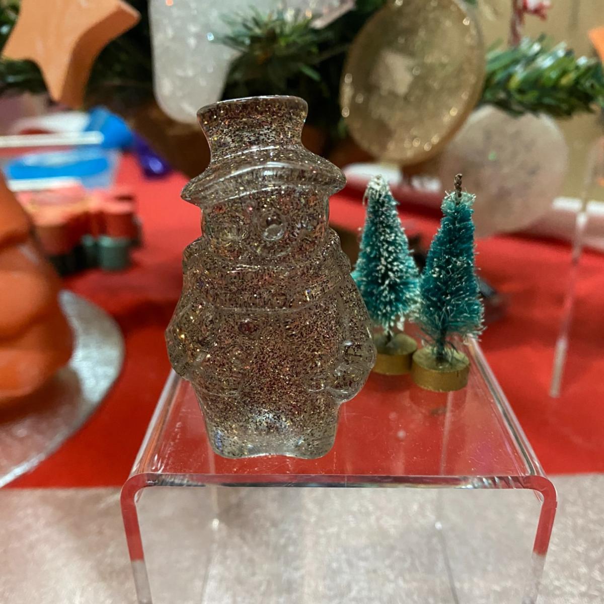 Mini Sparkly Snowman - Bronze Gold By Shax – image 2