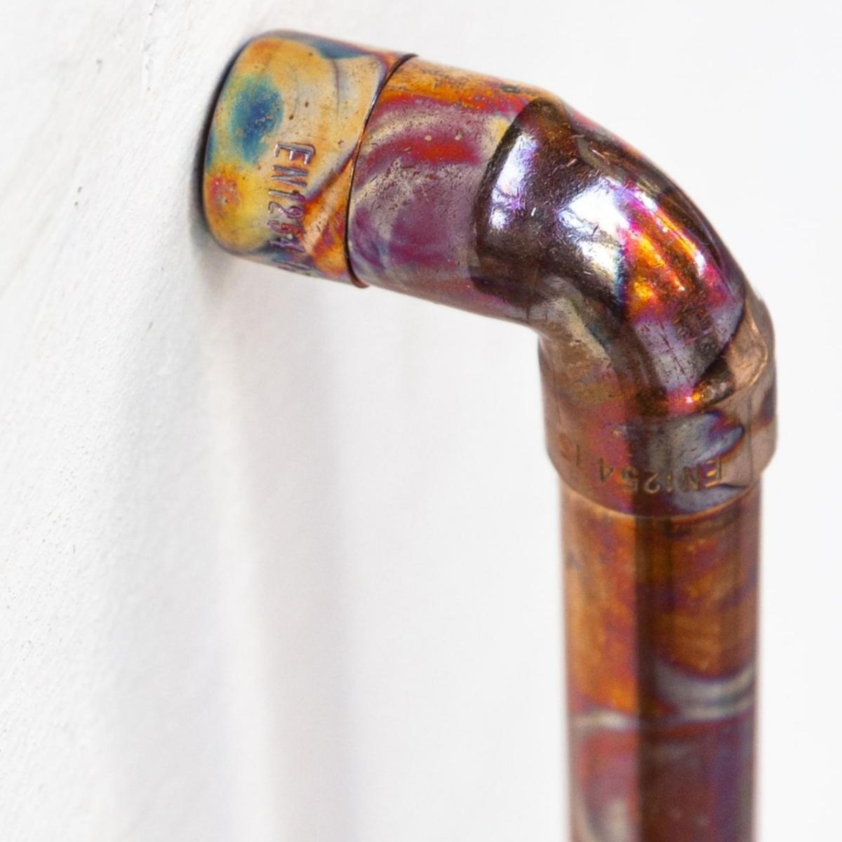 Handcrafted Copper Handle Rainbow Patina & Handmade Copper Handles | Anatoliacraft – image 4