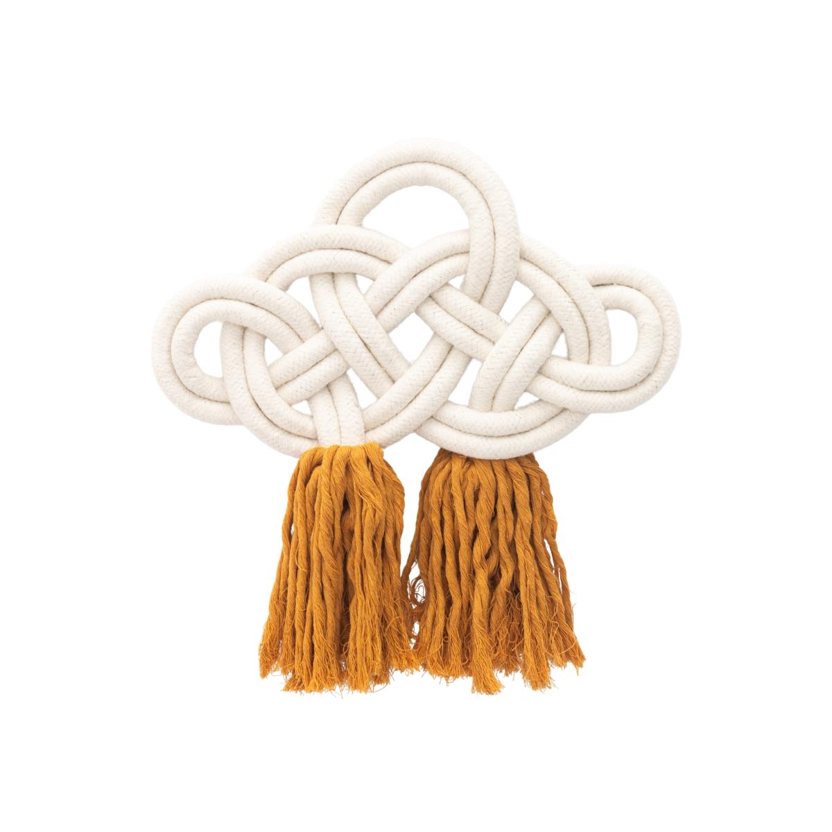 Blue / Grey The Infinity Knot Mustard | One Size | Starfish Project – image 1