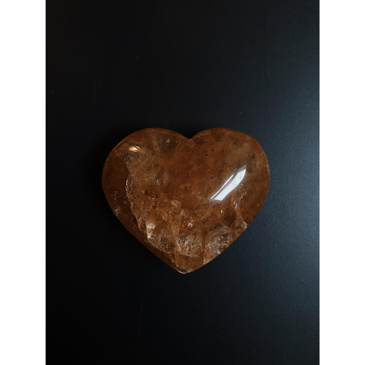 Yellow / Orange Golden Healer Heart Small Lemuria Store – image 3