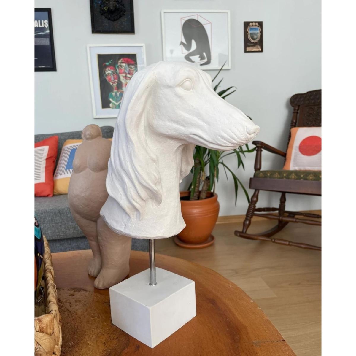 Noble Grace Sculpture - Colour White | Artchi – image 4