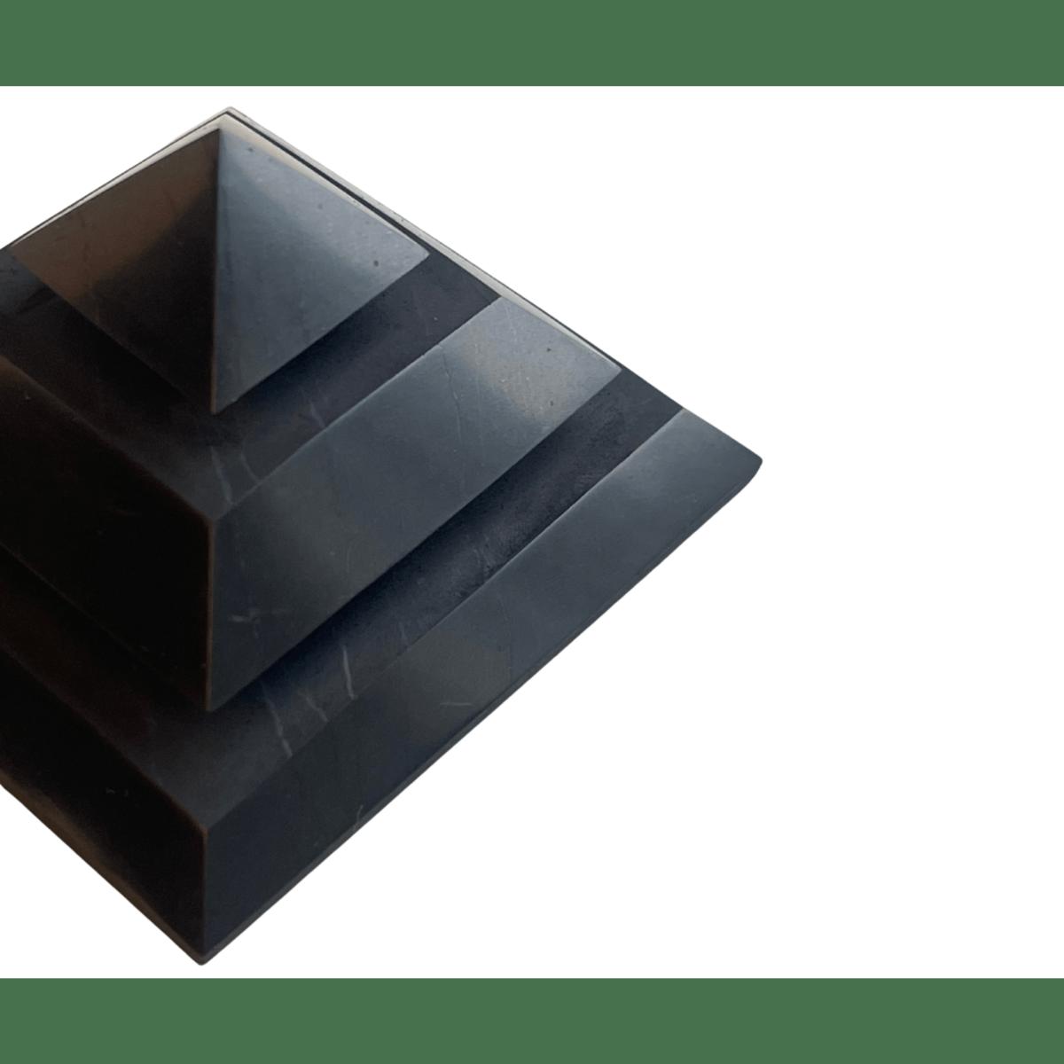 Black Shungite Pyramid Sakkara - Emf Protection Grounding Healing Lemuria Store – image 4