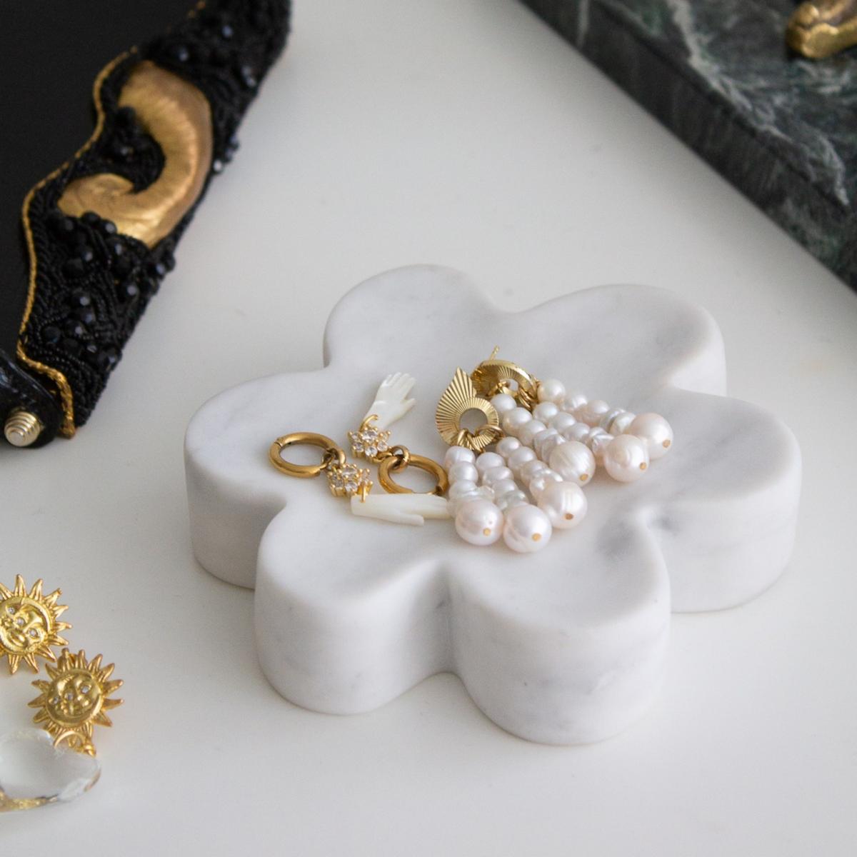 White Bianco Superbloom Marble Catchall The Parmatile Shop – image 2