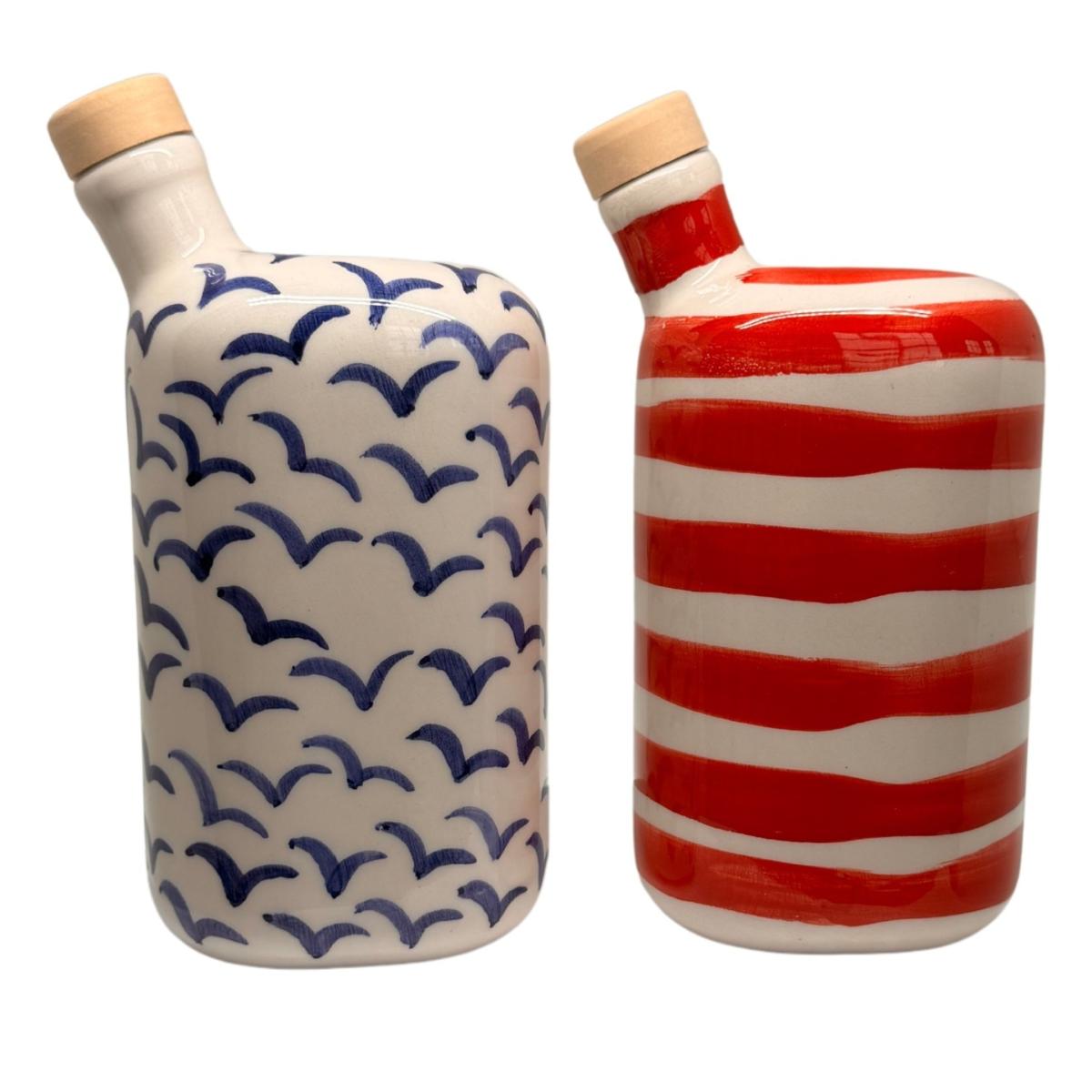 Red / White Artisan Crafted Bottle And Vessel Black and Wild – image 2