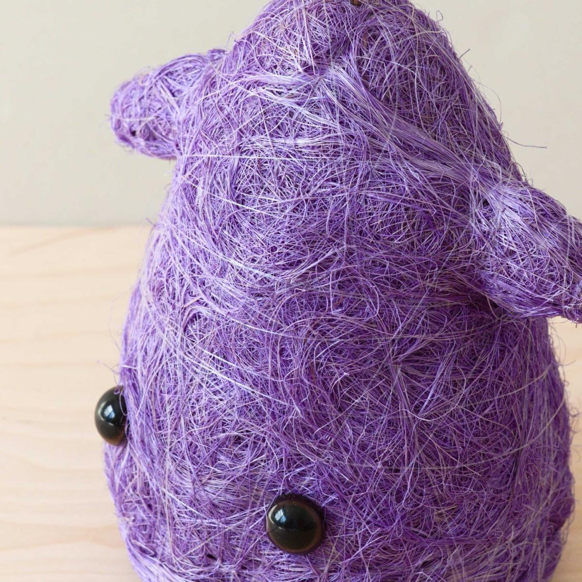 Pink / Purple Coco Coir Animal Planter - Squid Likhâ – image 4