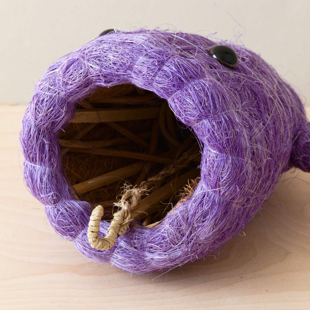 Pink / Purple Coco Coir Animal Planter - Squid Likhâ – image 5