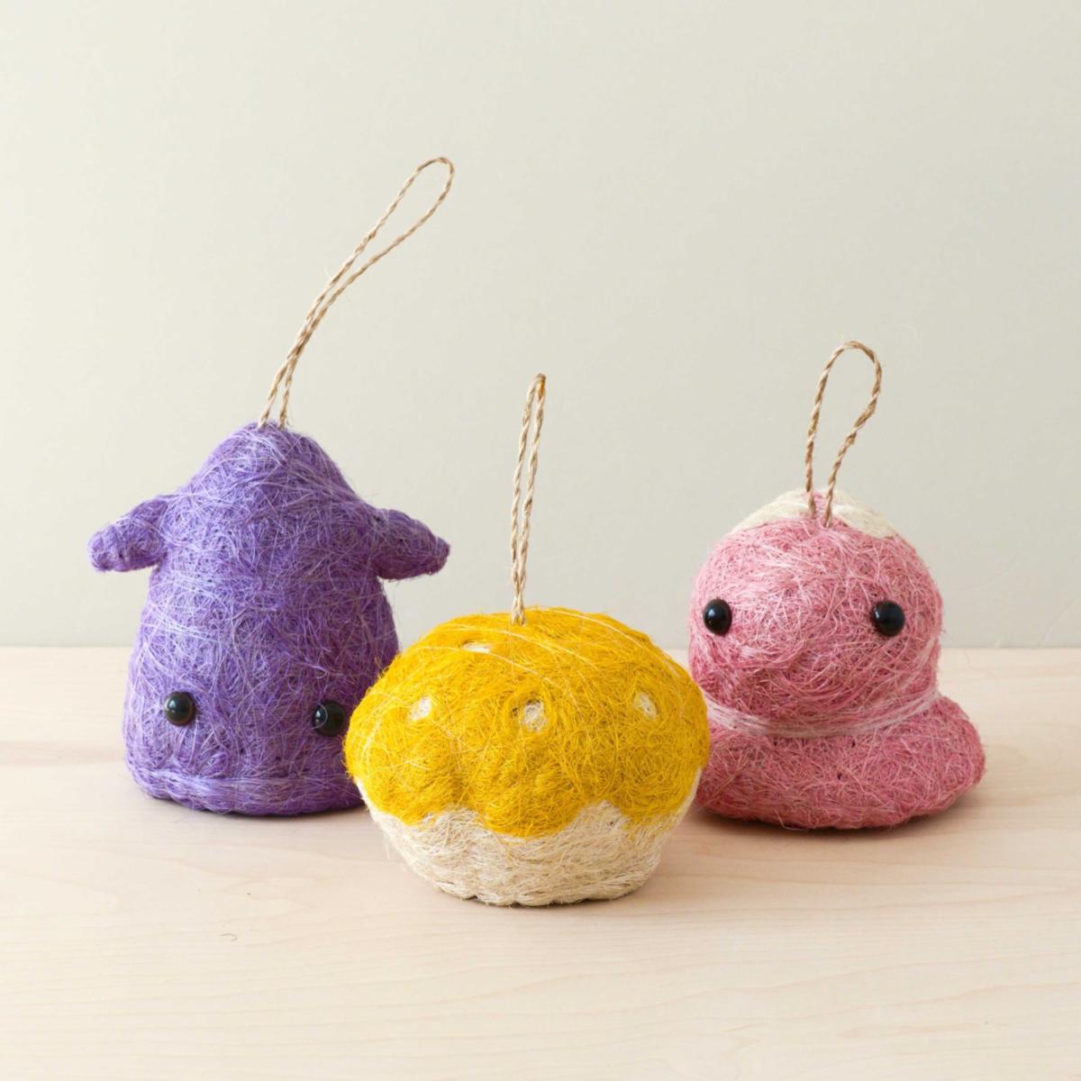 Pink / Purple Coco Coir Animal Planter - Squid Likhâ – image 6