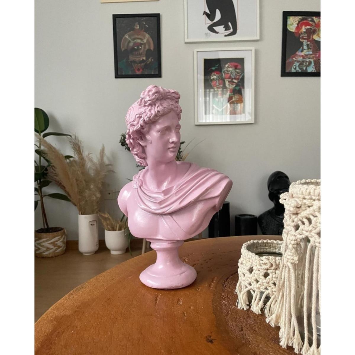 Pink / Purple Blush Apollo Sculpture - Multicolour | Artchi – image 2