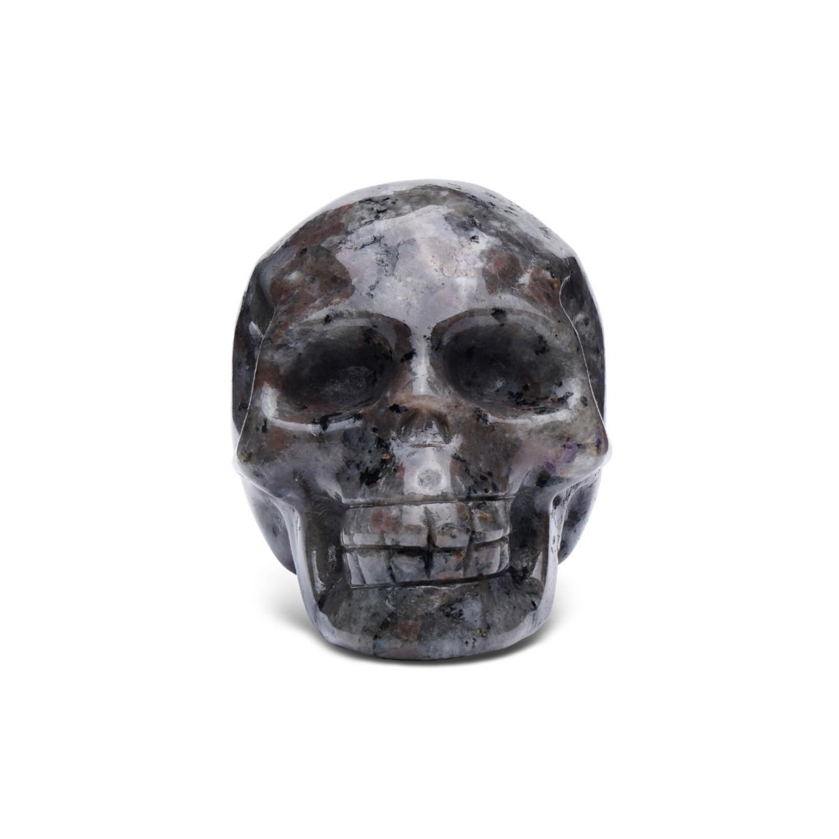 Brown / Grey Yooperlite Crystal Skull Sculpture One Size Awnl – image 5