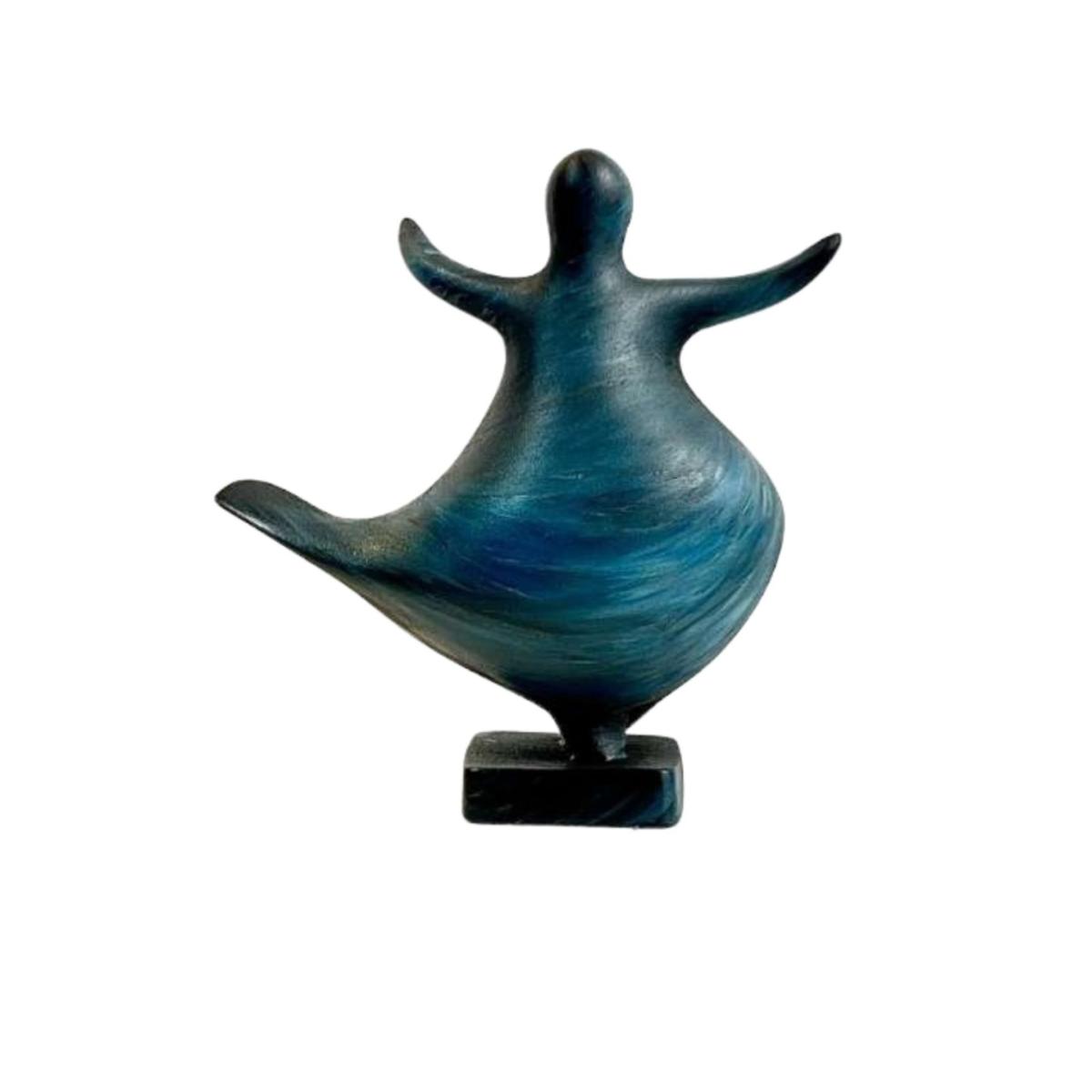 Blue The Dancing Spirit Swirl - Sculpture | Artchi – image 2