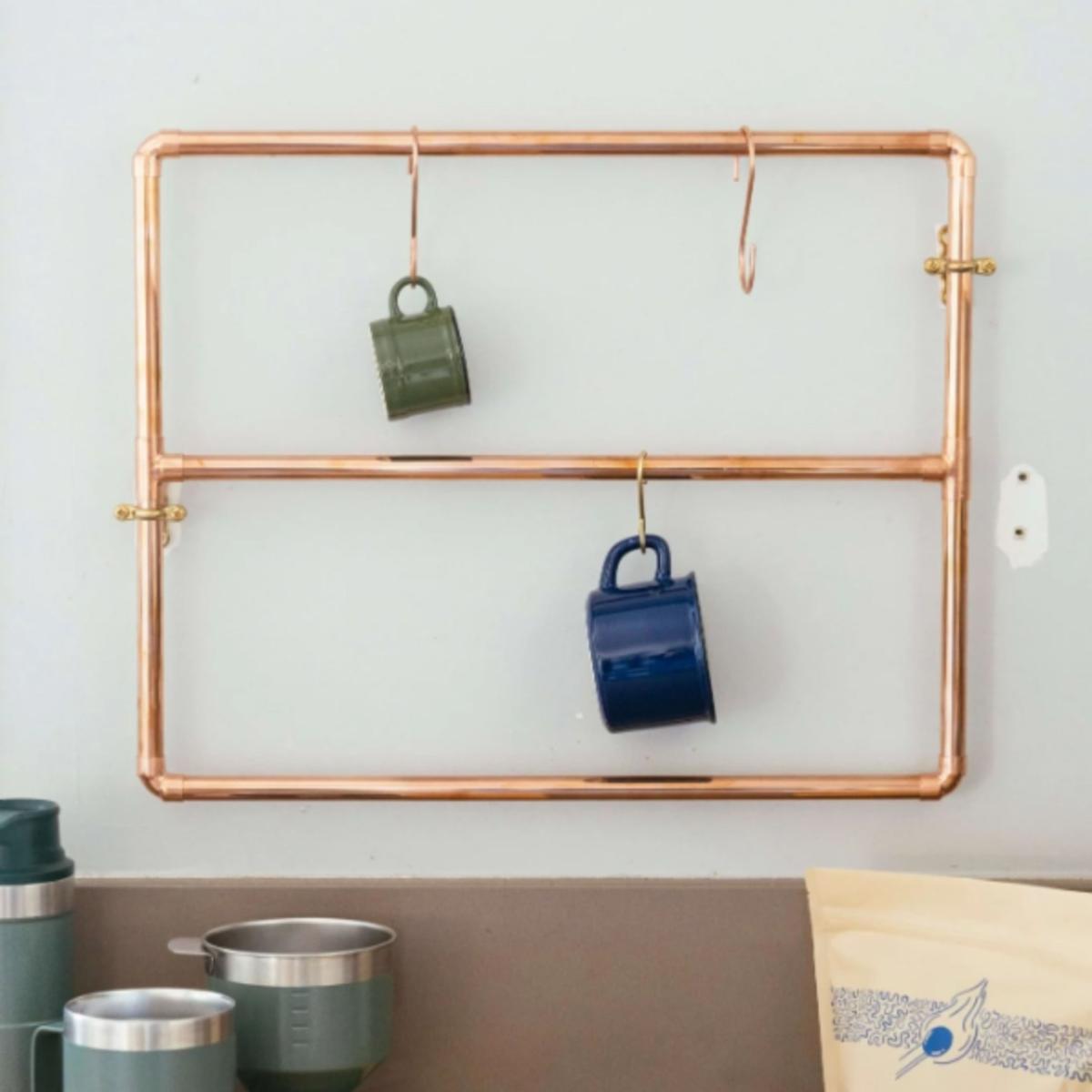 Neutrals Handcrafted Pure Copper S-Hooks Set Four Pieces – Solid Copper Rustic Hanging Solution | One Size | Anatoliacraft – image 2