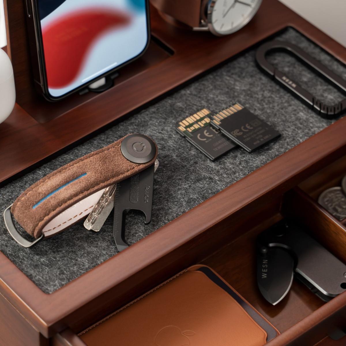 Brown The Sidekick - Walnut One Size Holme & Hadfield – image 5