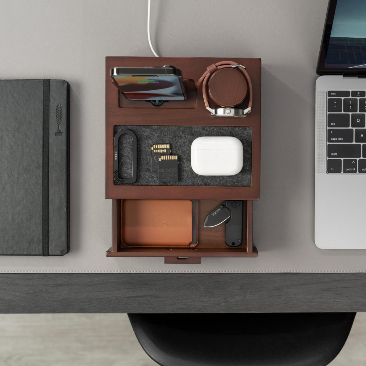 Brown The Sidekick - Walnut One Size Holme & Hadfield – image 7