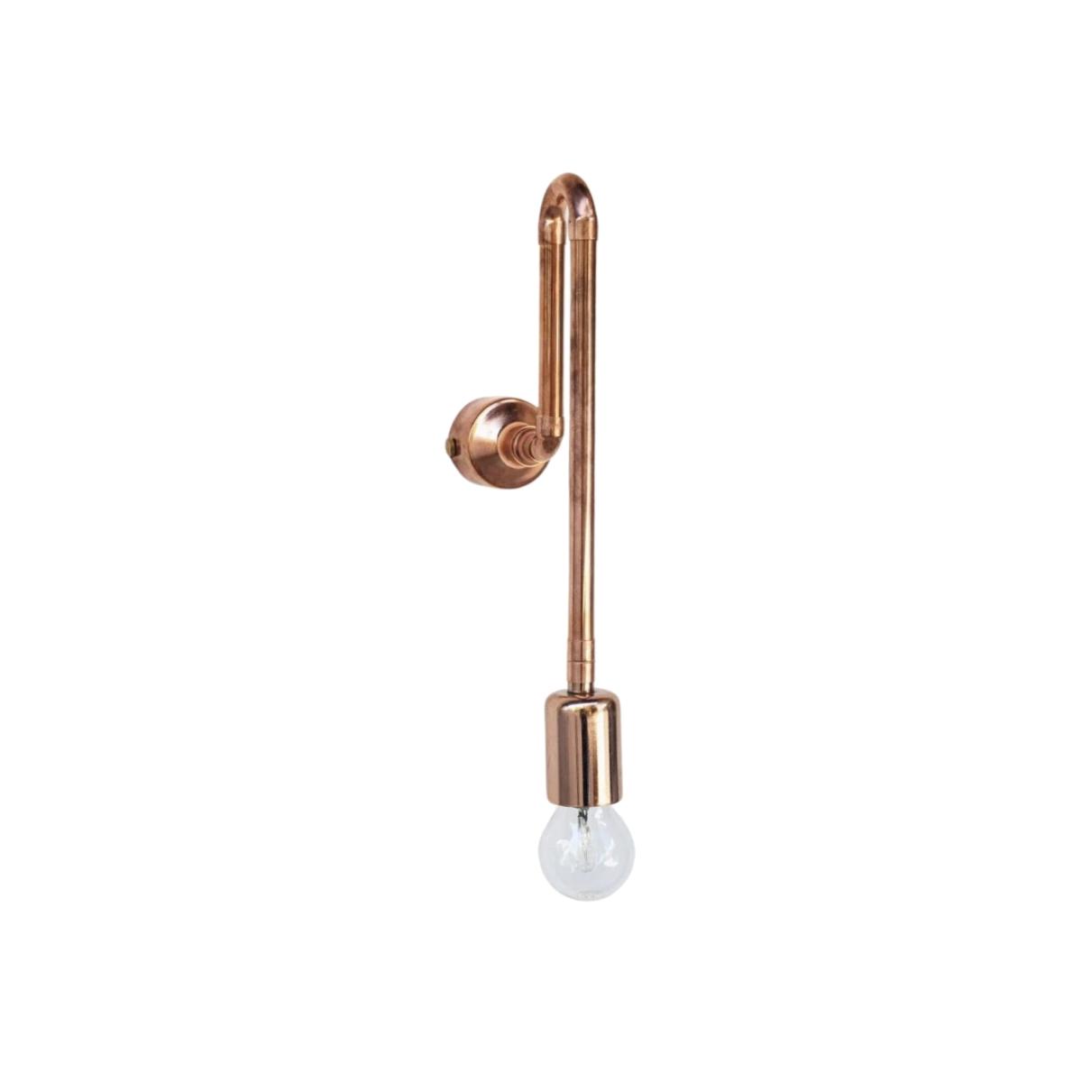 Neutrals Handcrafted Copper Wall Sconce & Copper Home Lights | One Size | Anatoliacraft – image 1