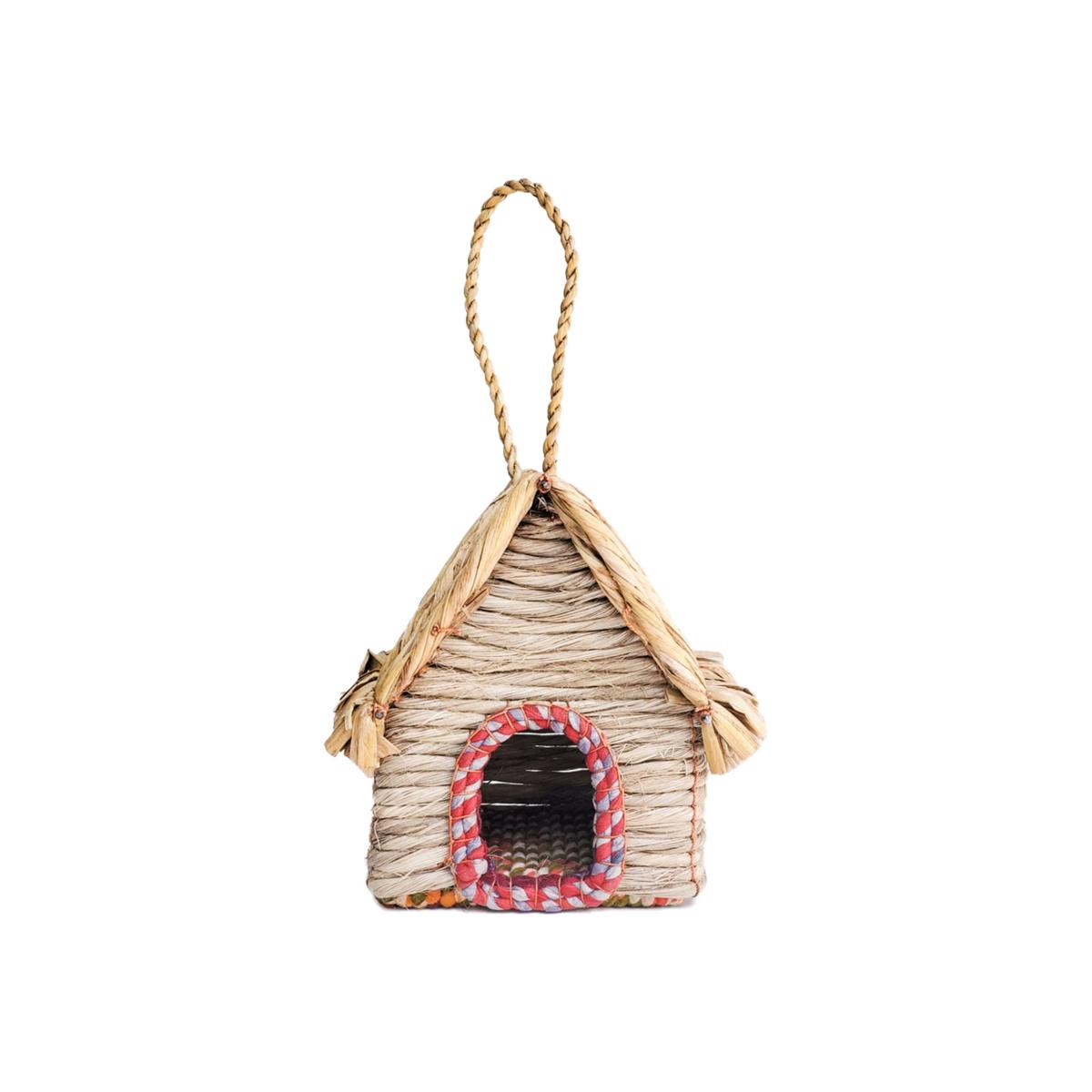 Neutrals Seagrass & Sari Birdhouse - Cabin Korissa – image 1