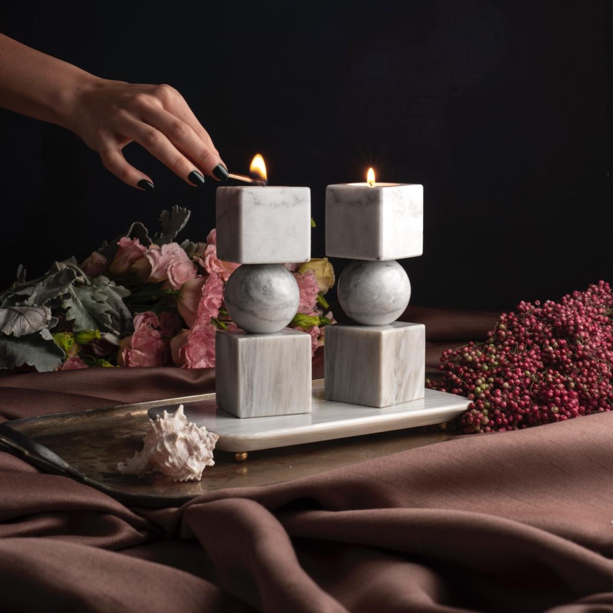 Tablita Marble & Brass Tray - White . Bruci Editora De Diseño – image 5