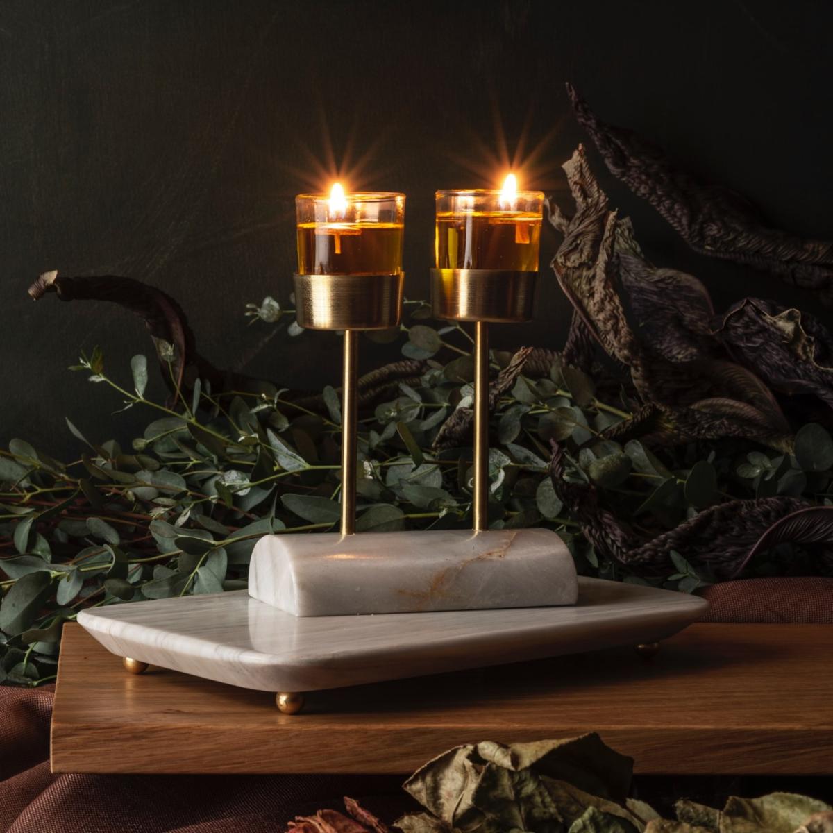 Tablita Marble & Brass Tray - White . Bruci Editora De Diseño – image 6