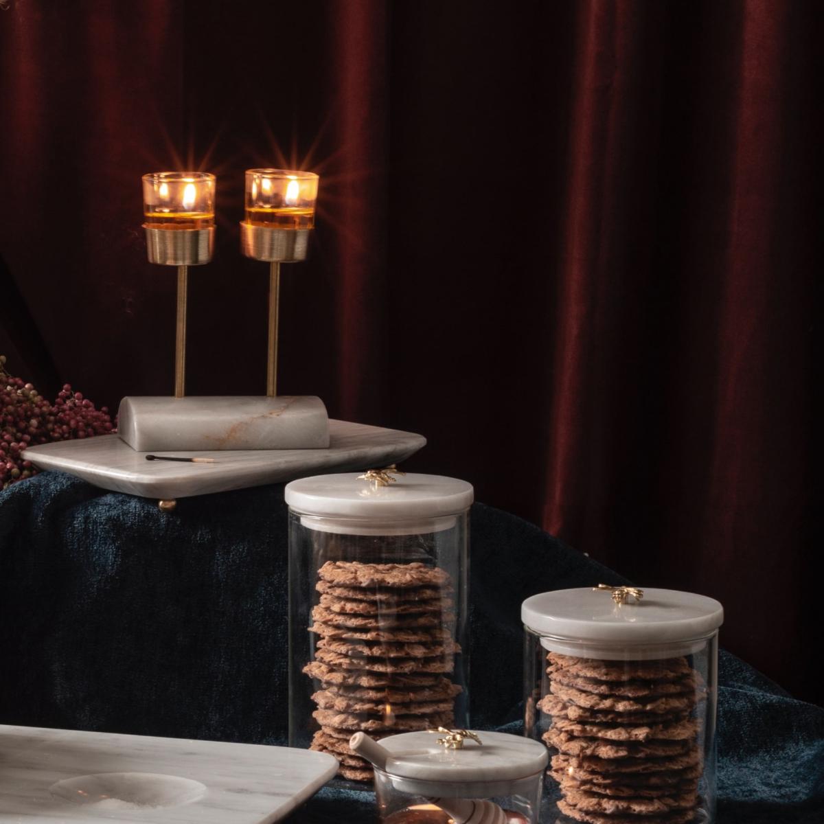 Tablita Marble & Brass Tray - White . Bruci Editora De Diseño – image 7