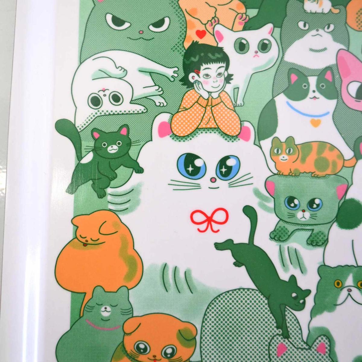 Green / White Cats Catch All Tray | Natali Koromoto – image 5