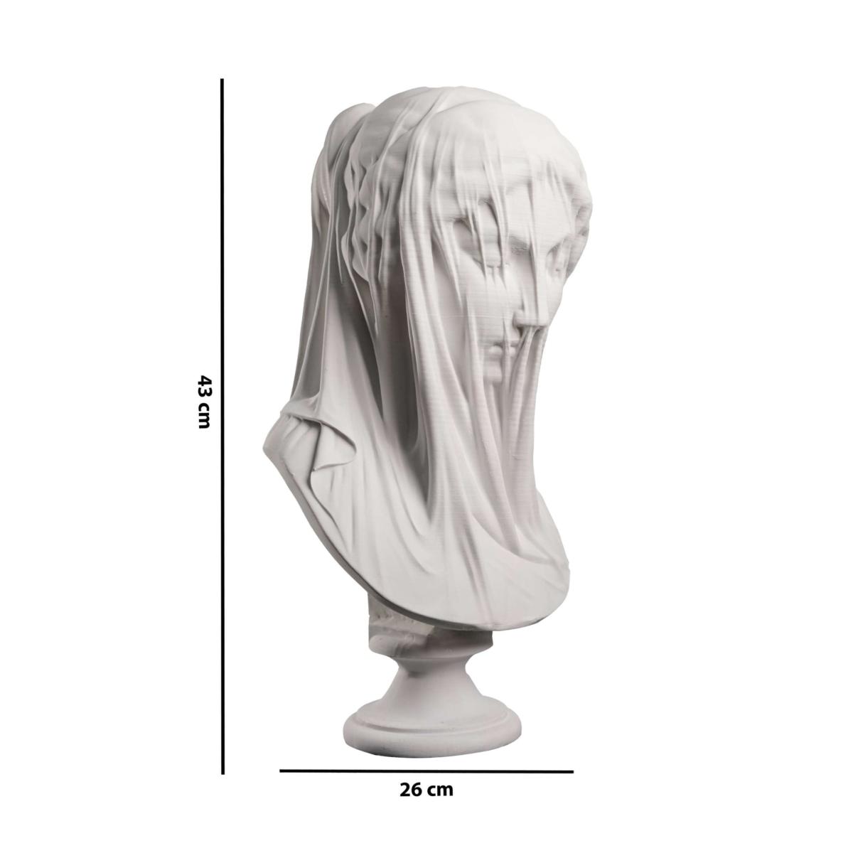 White The Veiled Vestal Virgin One Size Artchi – image 8