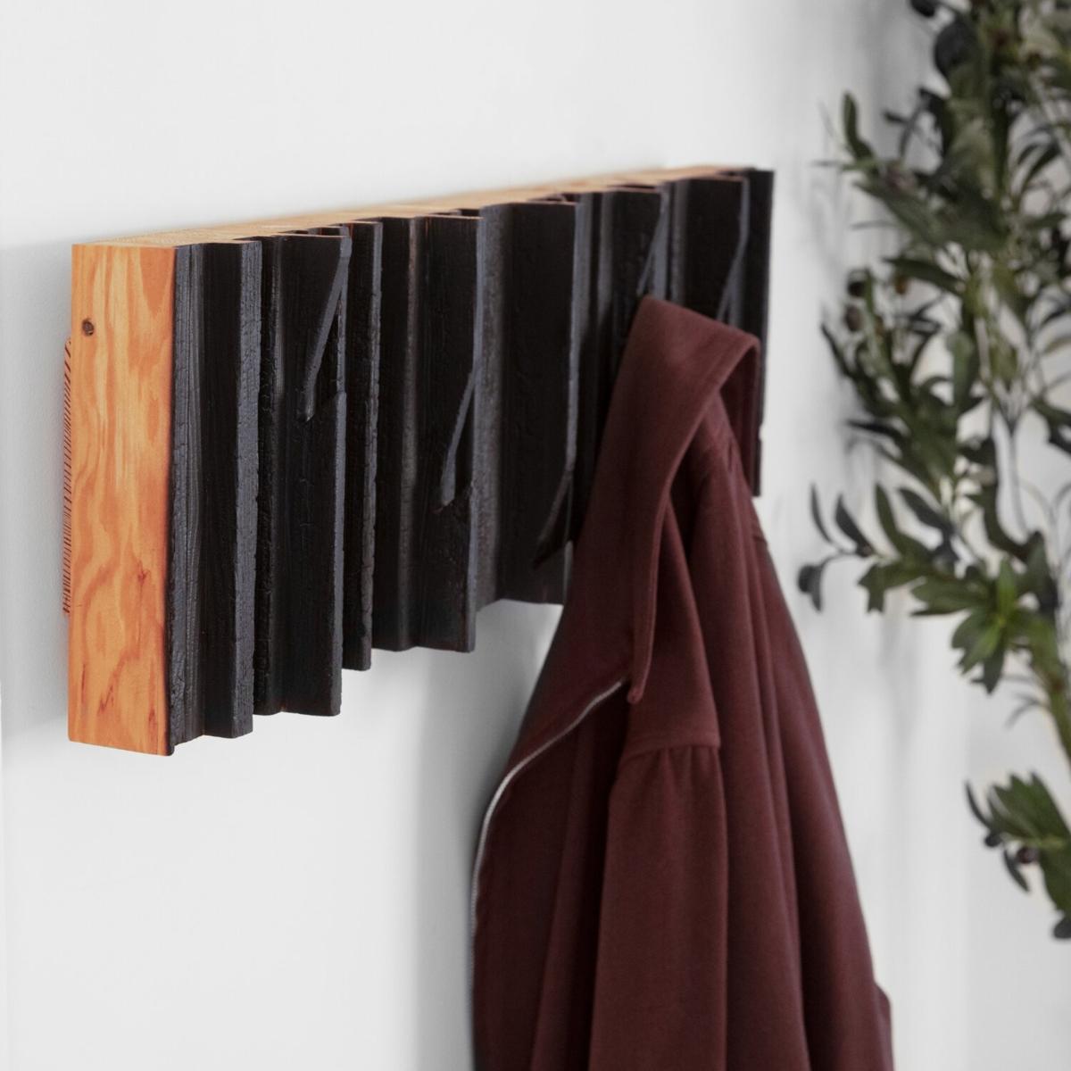 Neutrals / Black Mr. Hook Coat Rack - Black, Neutrals One Size Formr – image 2