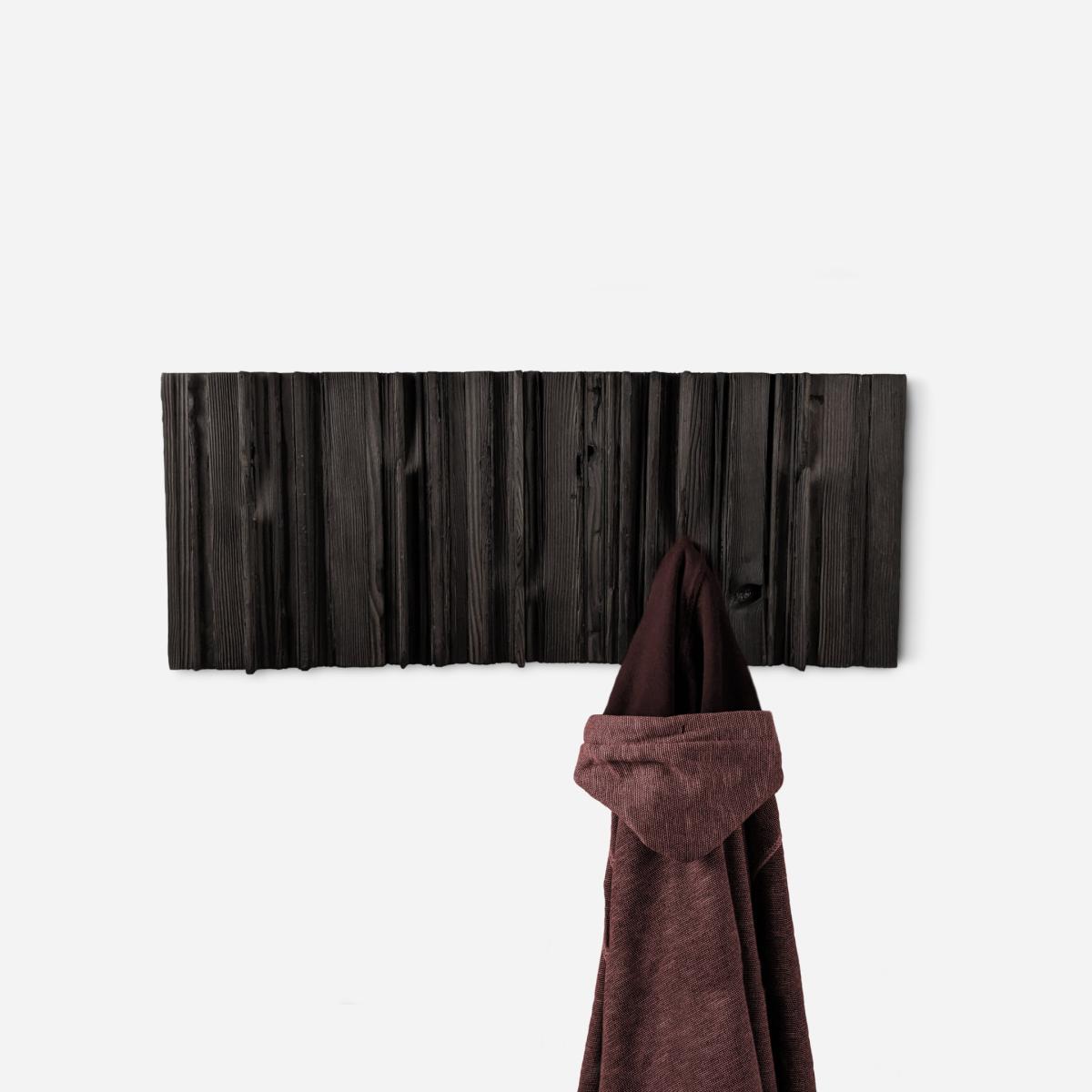Neutrals / Black Mr. Hook Coat Rack - Black, Neutrals One Size Formr – image 4