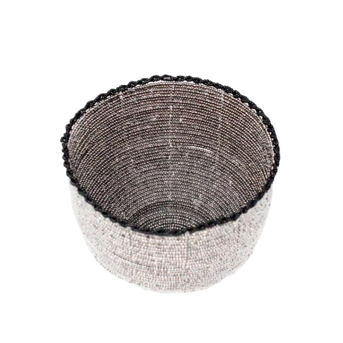 Beaded Bali Bowl - Silver Poppy + Sage – image 2