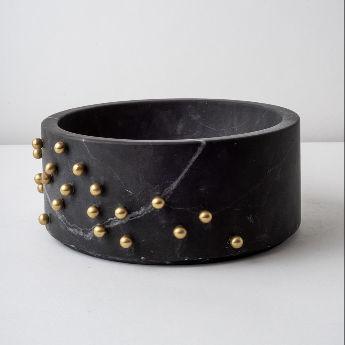 Confetti Marble & Brass Set - Black . Bruci Editora De Diseño – image 5