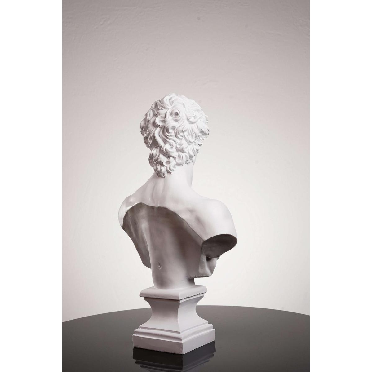 White Michelangelo's David Bust One Size Artchi – image 6