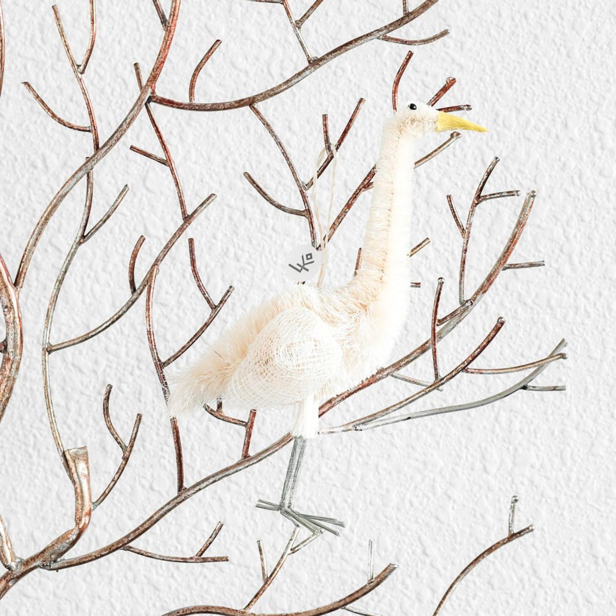 White Set Of Three Bottlebrush Ornament - Heron Likhâ – image 4