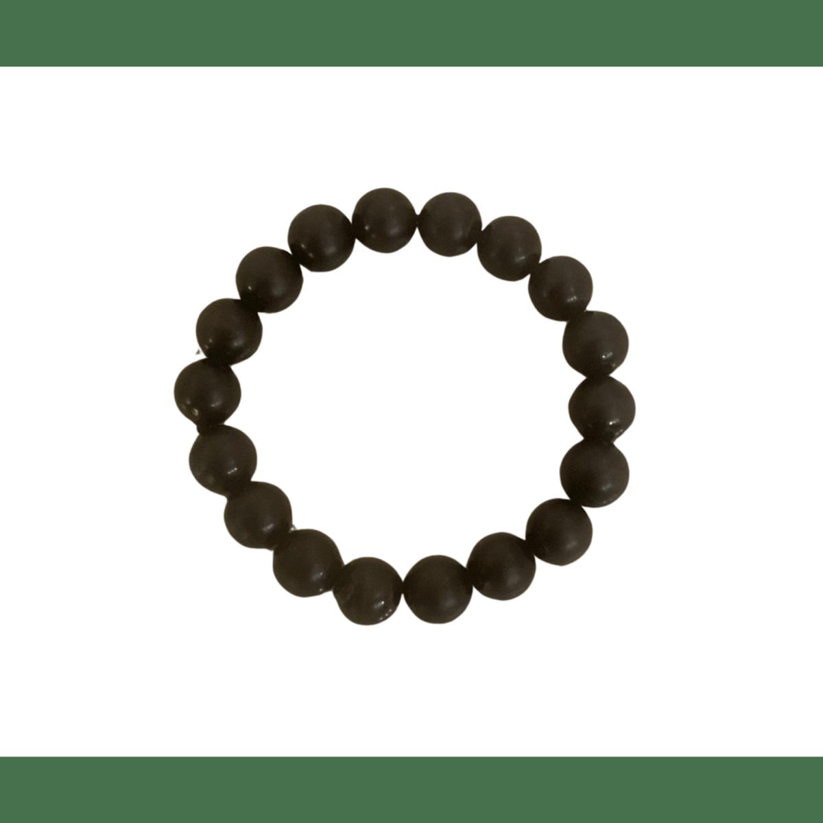 Neutrals Shungite Bracelet Beads | One Size | Lemuria Store – image 2