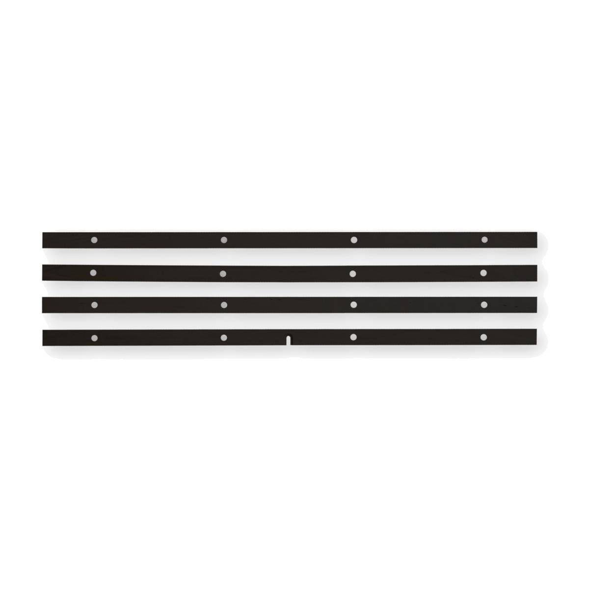 Black Wooden Magnetic Poster Hangers Letter A Bold Tuesday – image 1