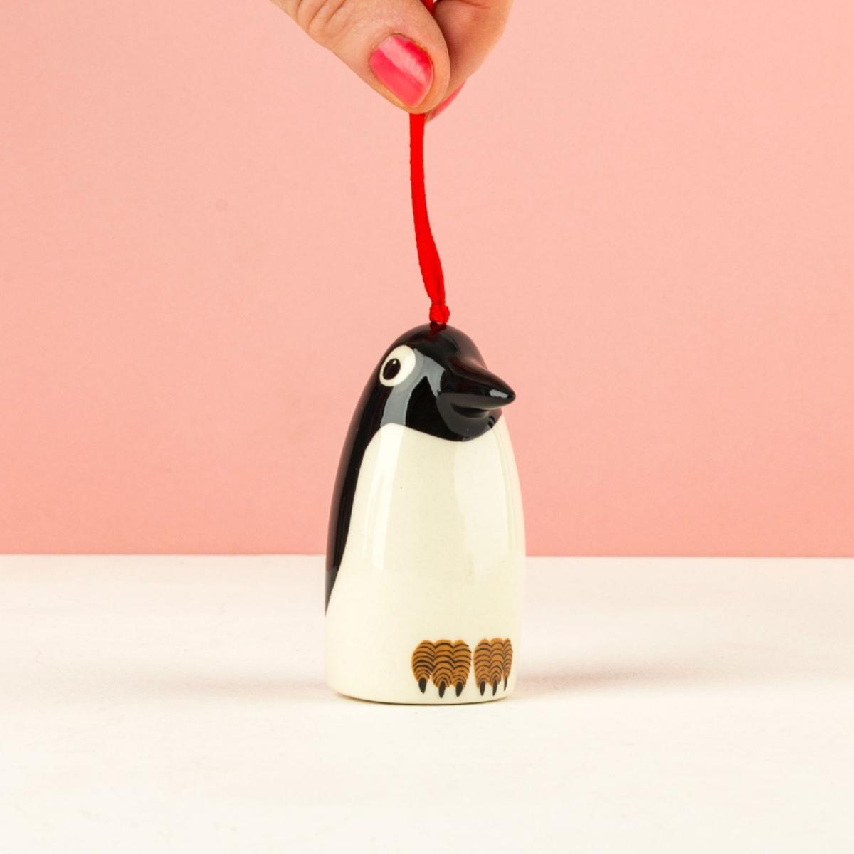 Black / White Penguin Hanging Decoration Hannah Turner – image 2