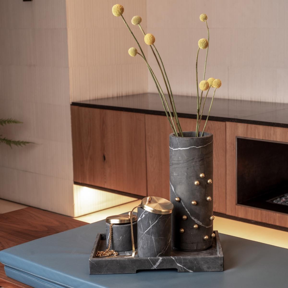 Tumblr Black Marble And Brass Large Container . Bruci Editora De Diseño – image 3