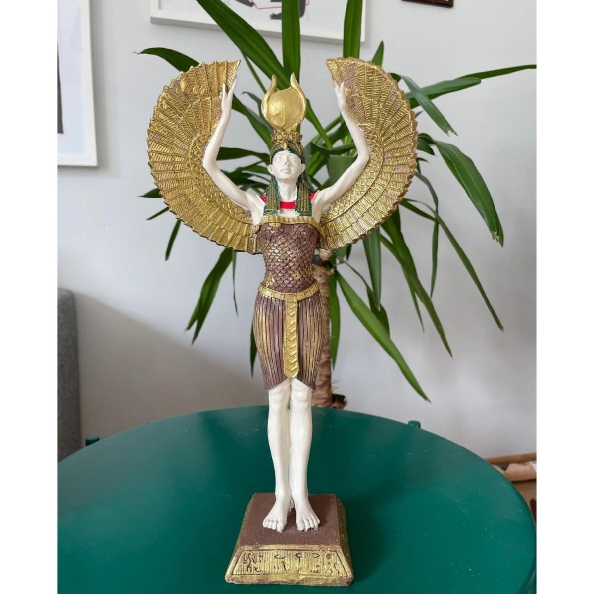 Golden Wings Of Isis Sculpture - Multicolour | Artchi – image 2