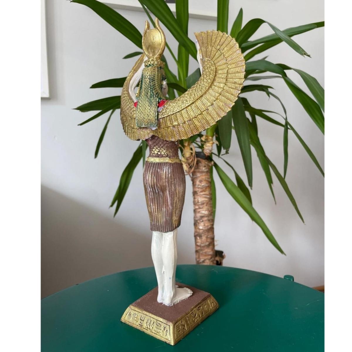 Golden Wings Of Isis Sculpture - Multicolour | Artchi – image 4