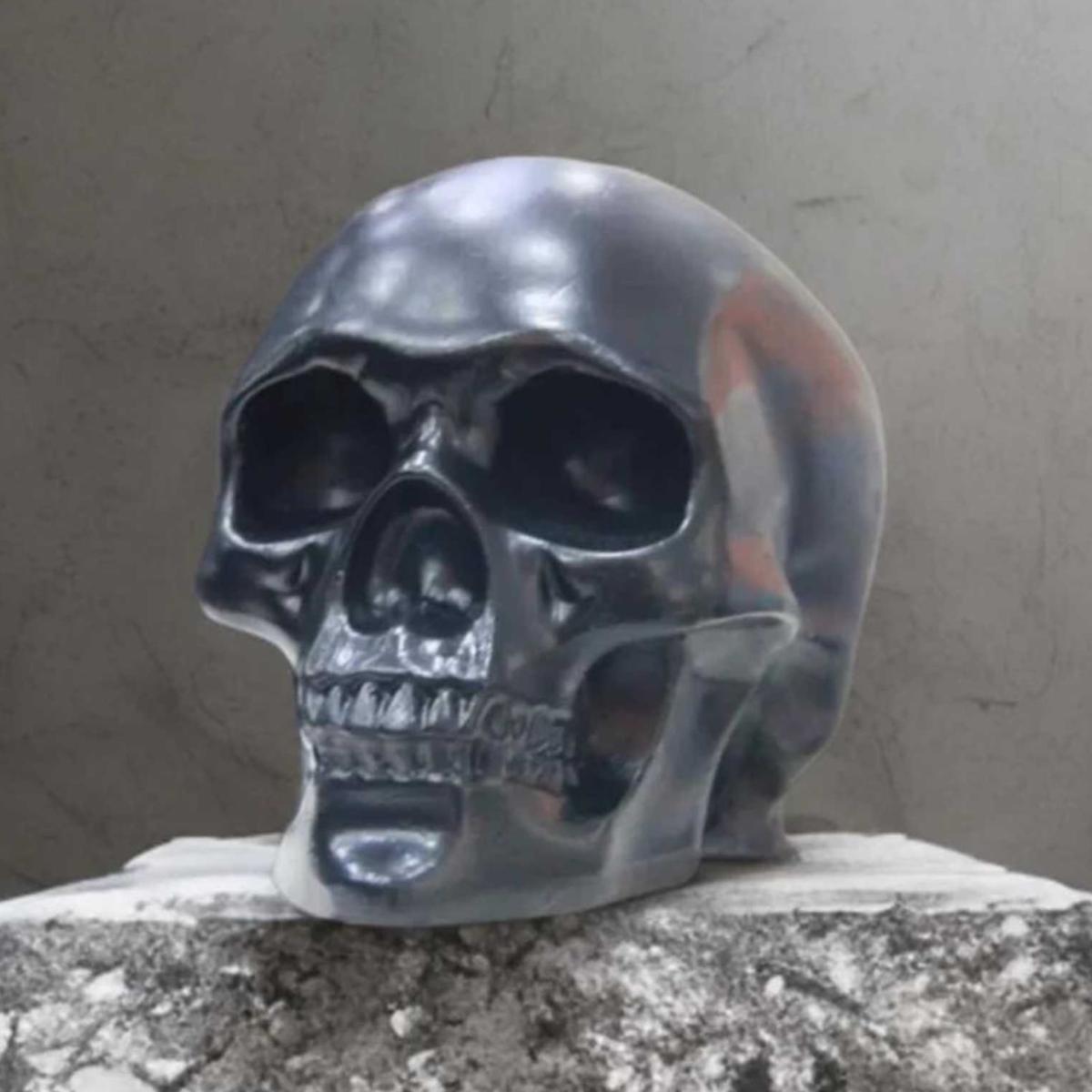 Black Dark Skull Sculpture | Artchi – image 2