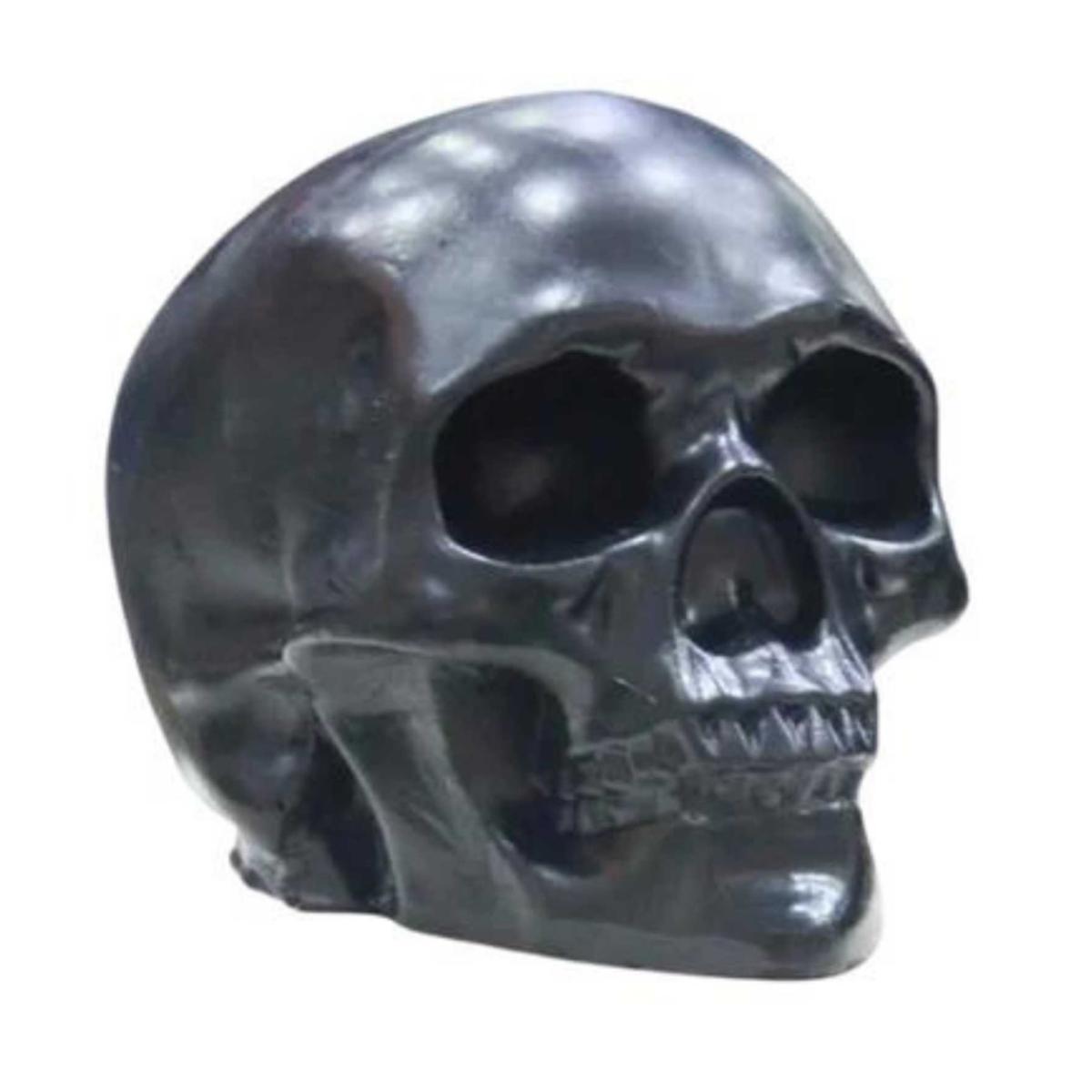 Black Dark Skull Sculpture | Artchi – image 3