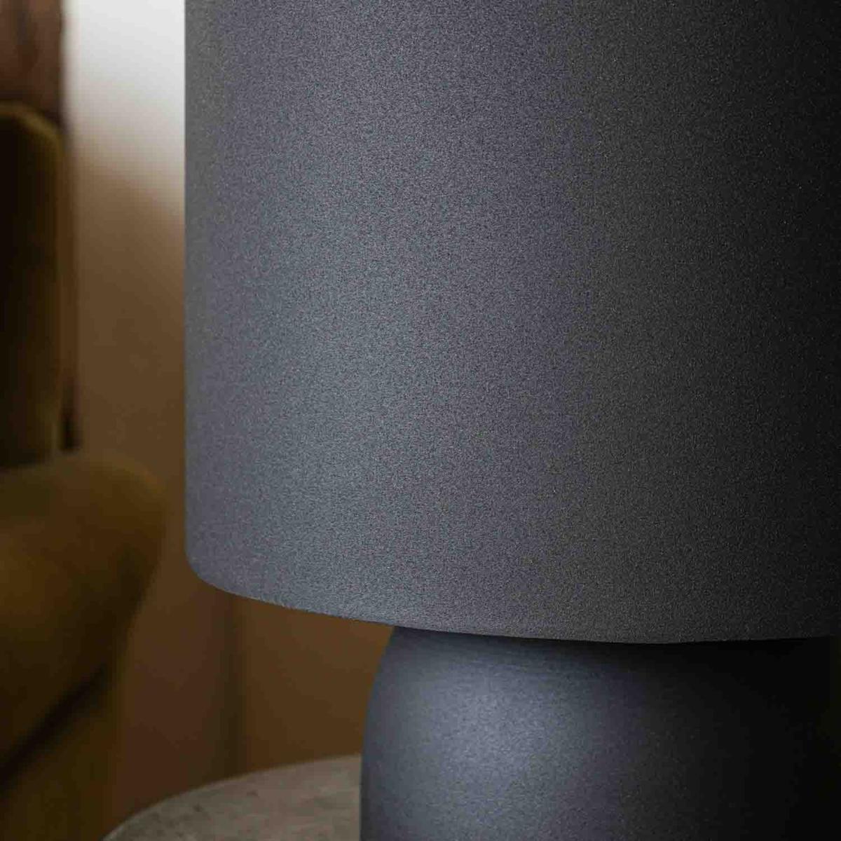 Textured Iron Black Planter With Narrow Stand Rockett St George – image 4