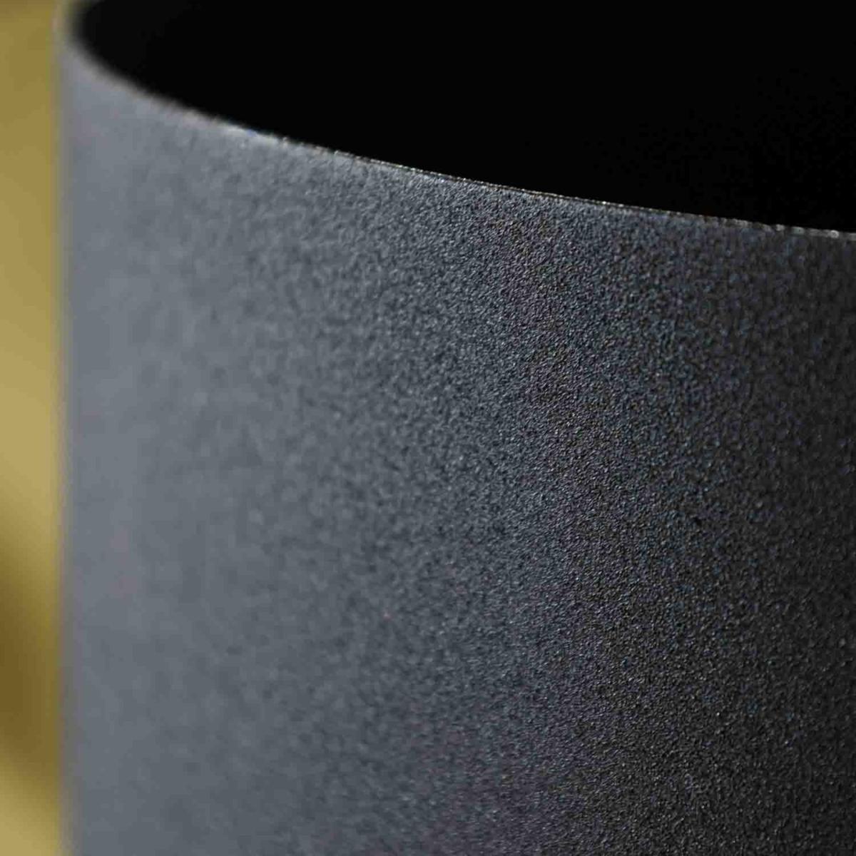 Textured Iron Black Planter With Narrow Stand Rockett St George – image 5