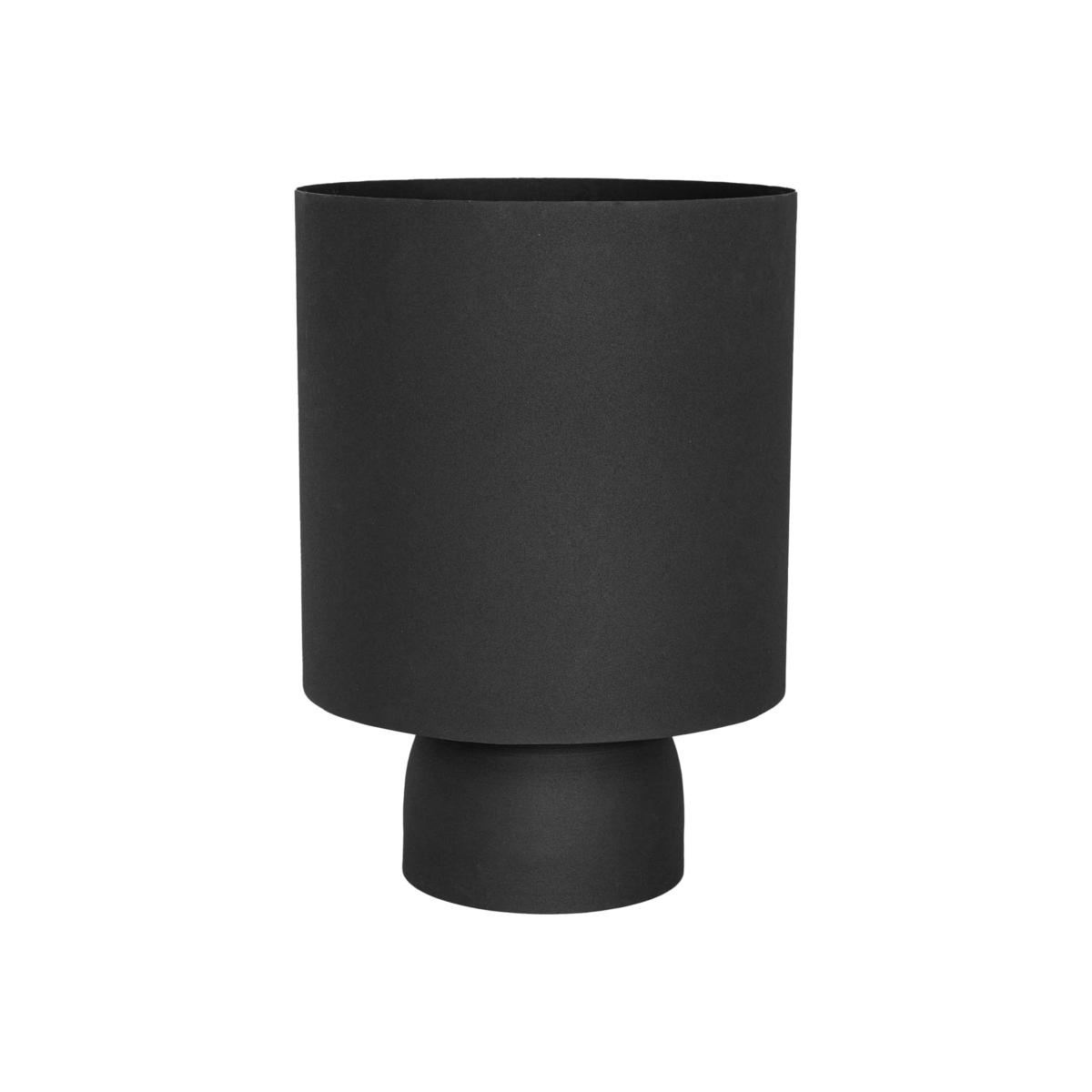 Textured Iron Black Planter With Narrow Stand Rockett St George – image 1