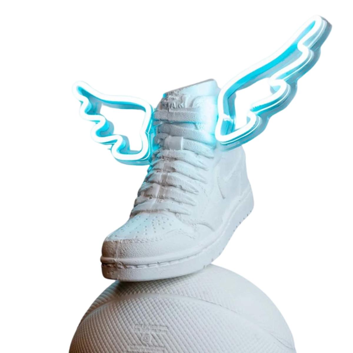 White / Blue Flying Nike | Artchi – image 2