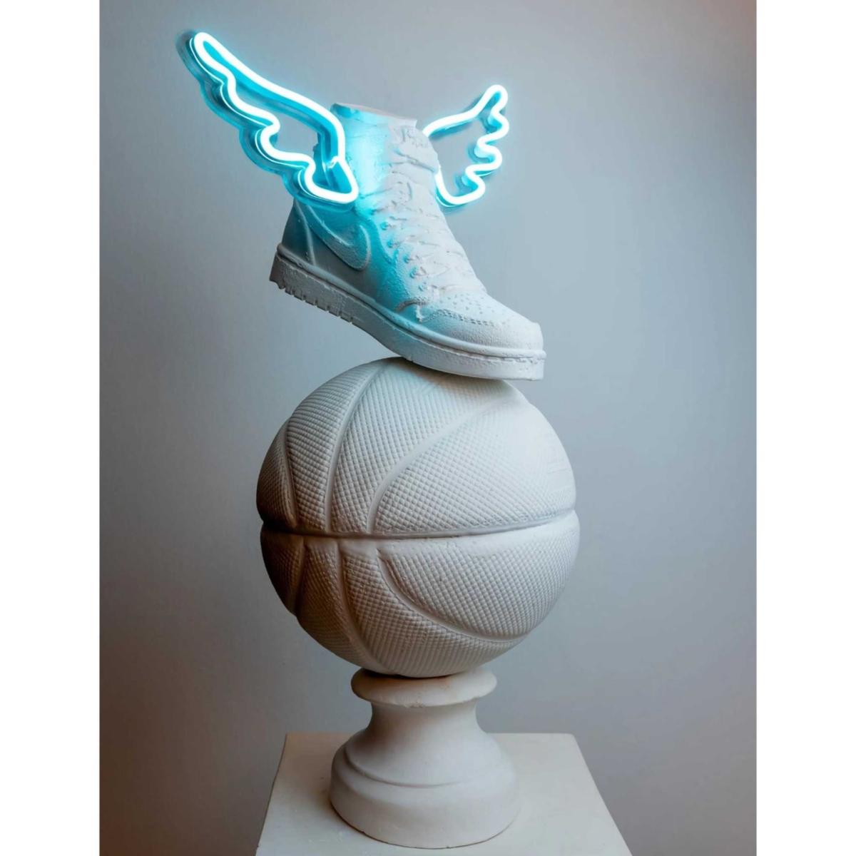 White / Blue Flying Nike | Artchi – image 5