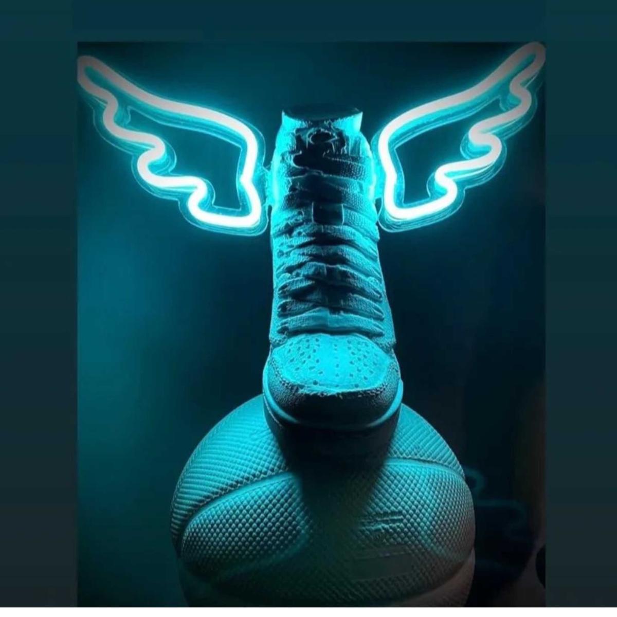 White / Blue Flying Nike | Artchi – image 6