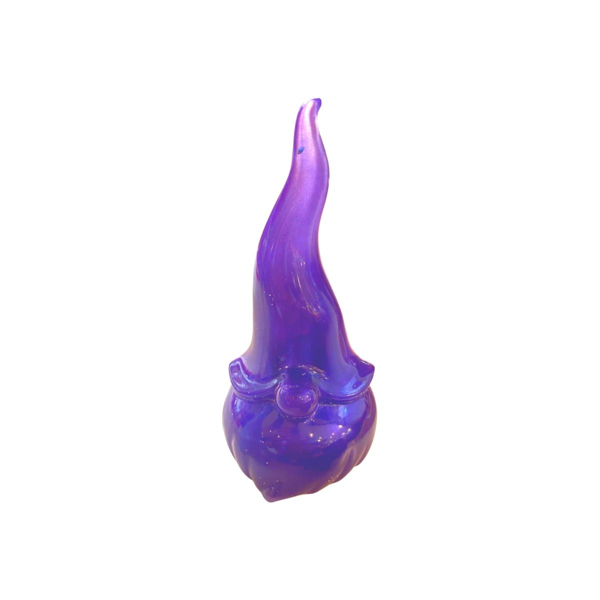 Pink / Purple Sparkly Purple Gonk Figurine - Large By Shax